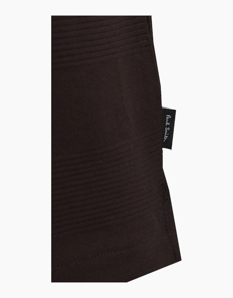PAUL SMITH REG FIT ZIP POLO BROWN