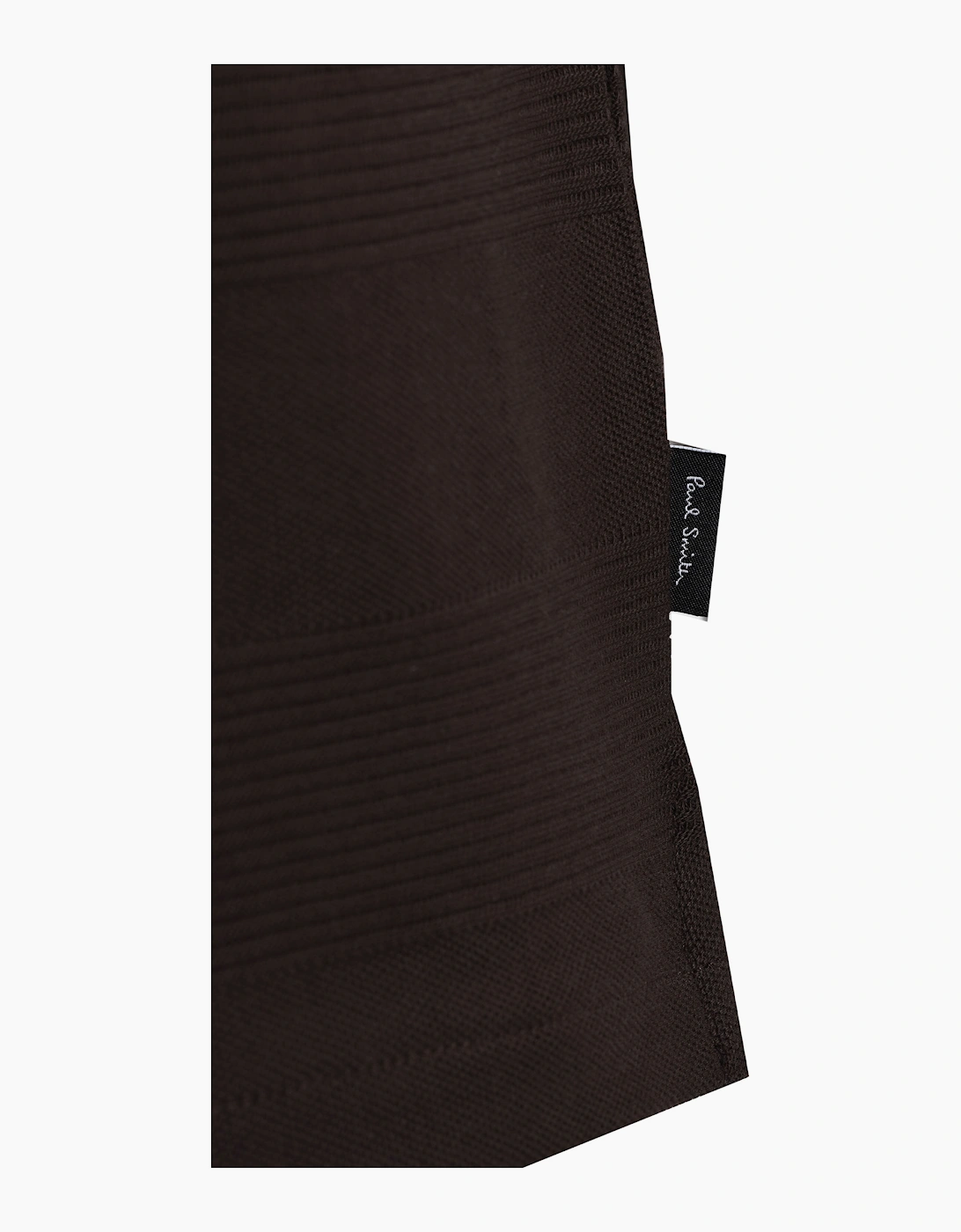 PAUL SMITH REG FIT ZIP POLO BROWN