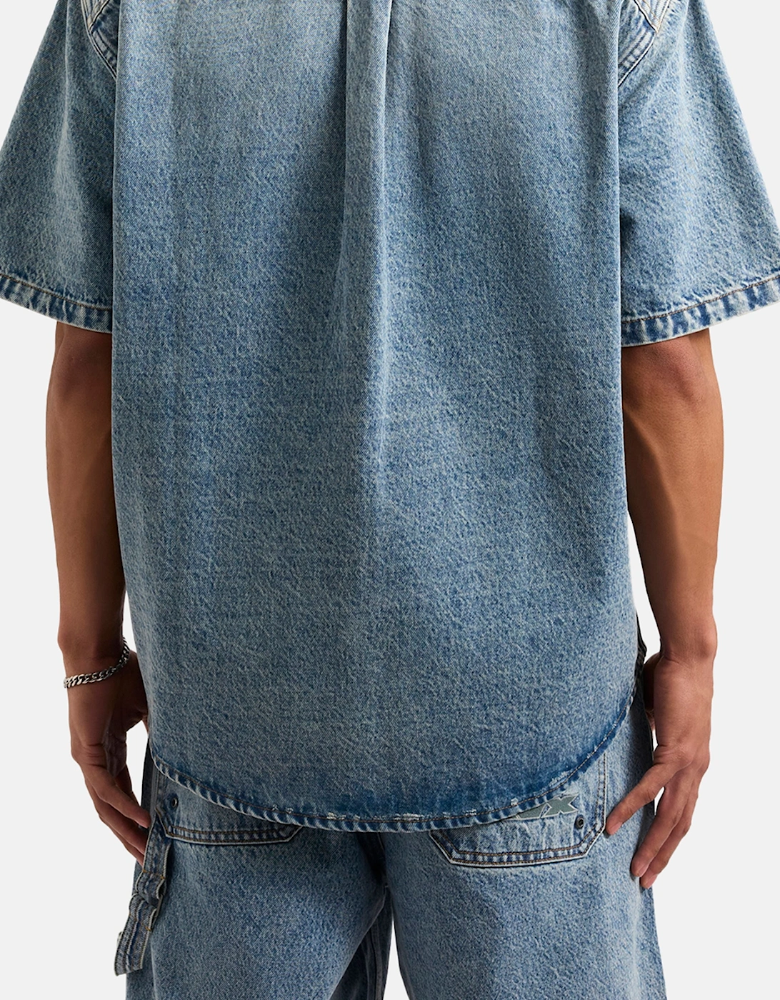 Cruise Denim Shirt - Mid Denim Blue
