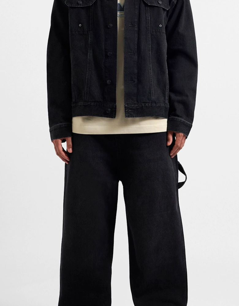 EDWARDS DENIM JACKET - Black Denim