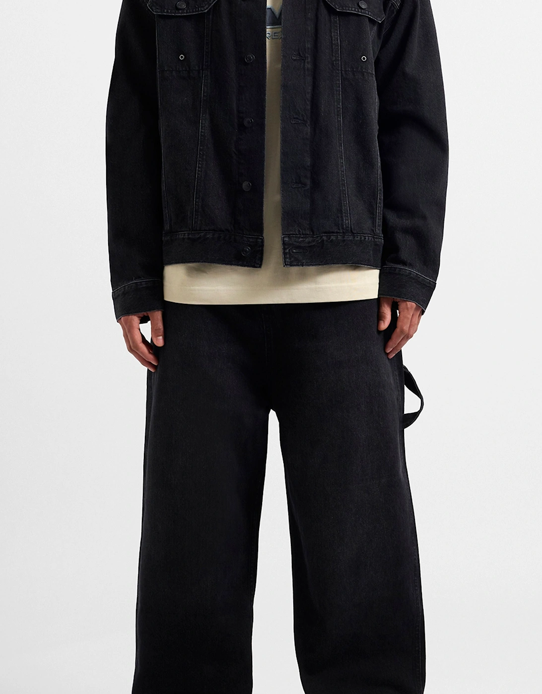 EDWARDS DENIM JACKET - Black Denim