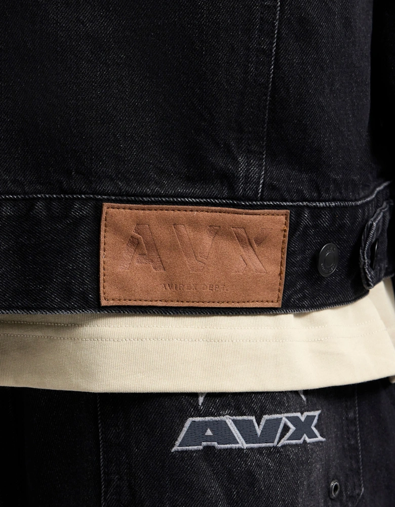 EDWARDS DENIM JACKET - Black Denim