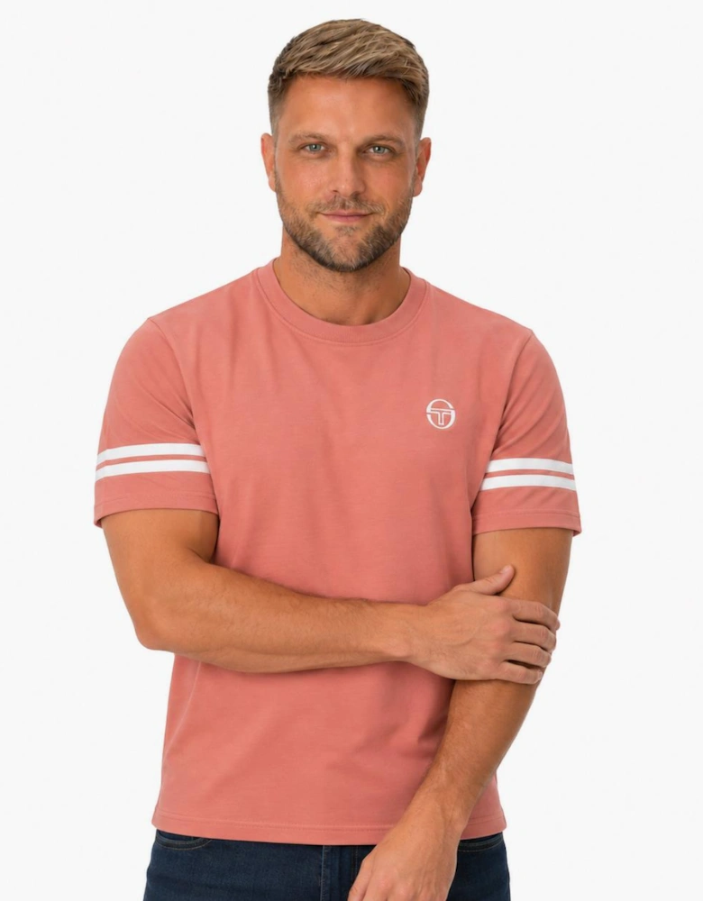 Sergio Tacchini Grello T-Shirt Light Mahogany/White