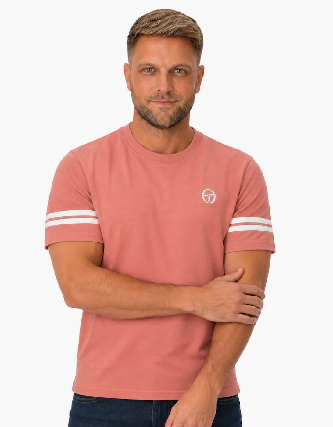 Sergio Tacchini Grello T-Shirt Light Mahogany/White