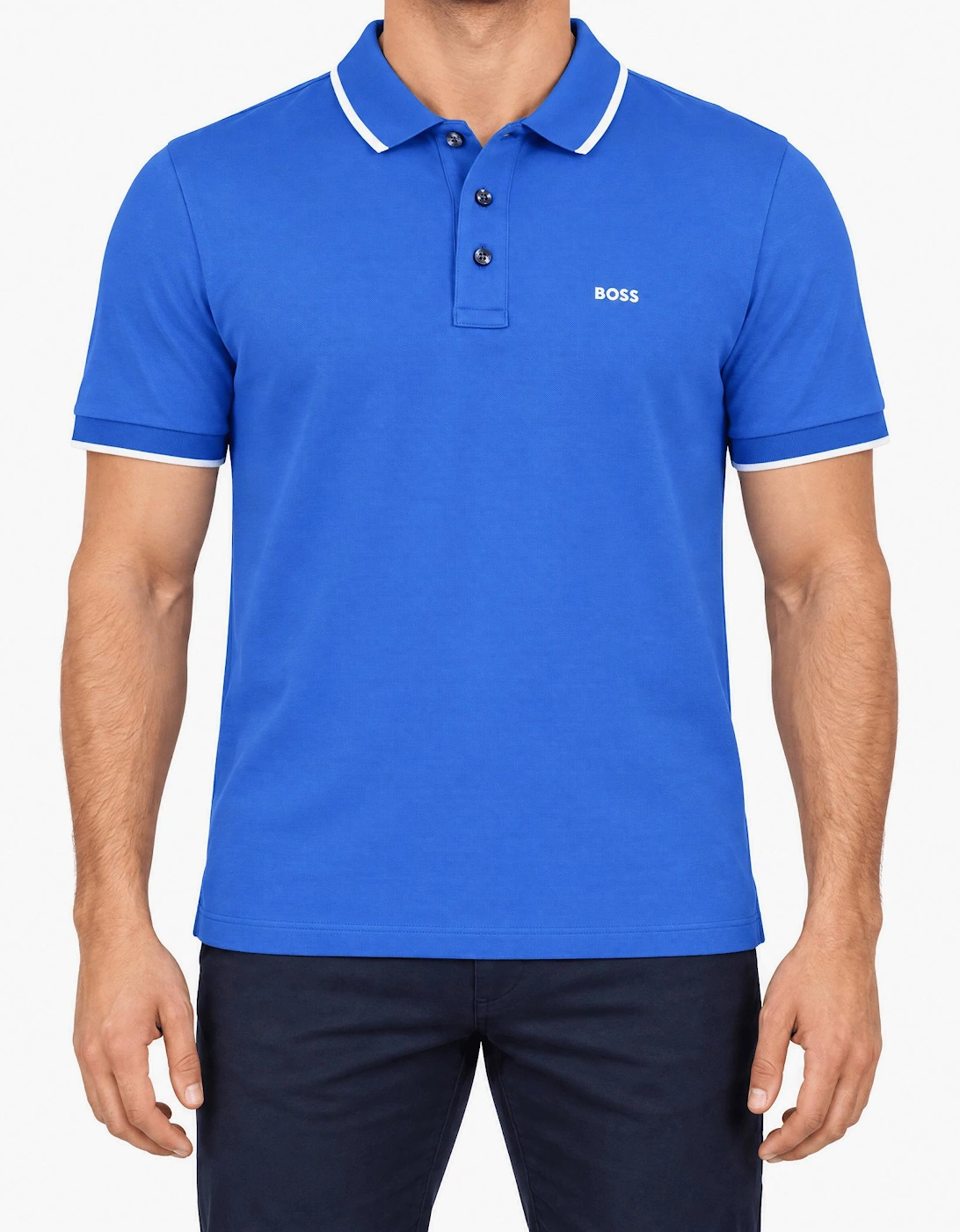 Hugo Boss Parley 190 Polo Shirt Royal Blue