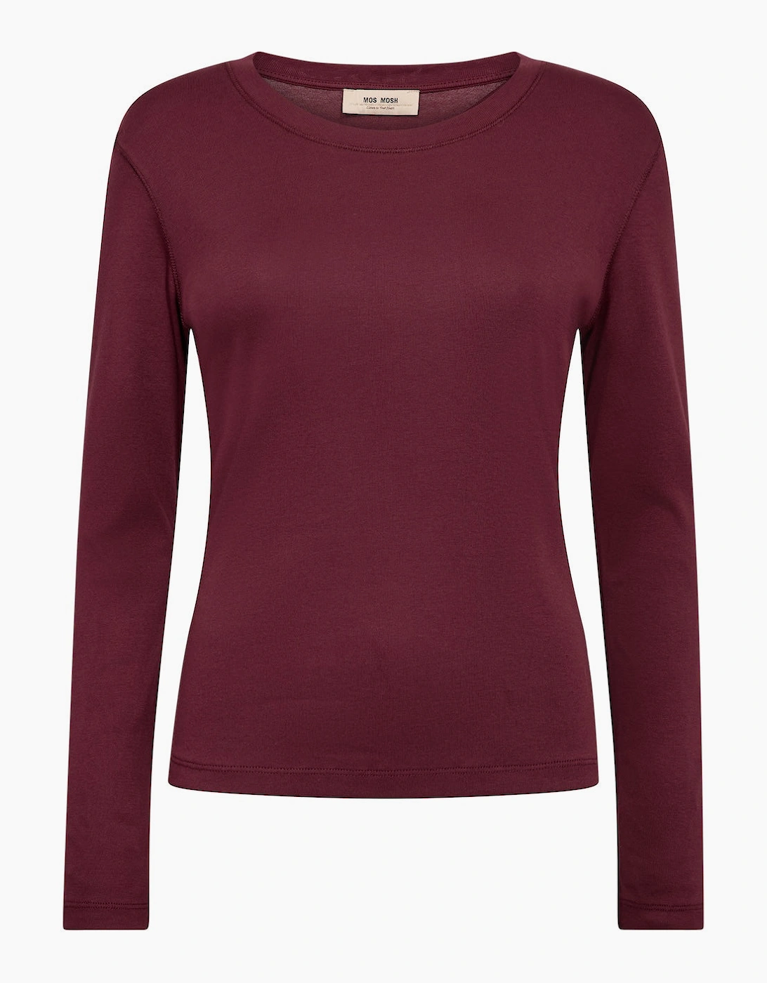 Mali o neck long sleeve tee in Port Royale