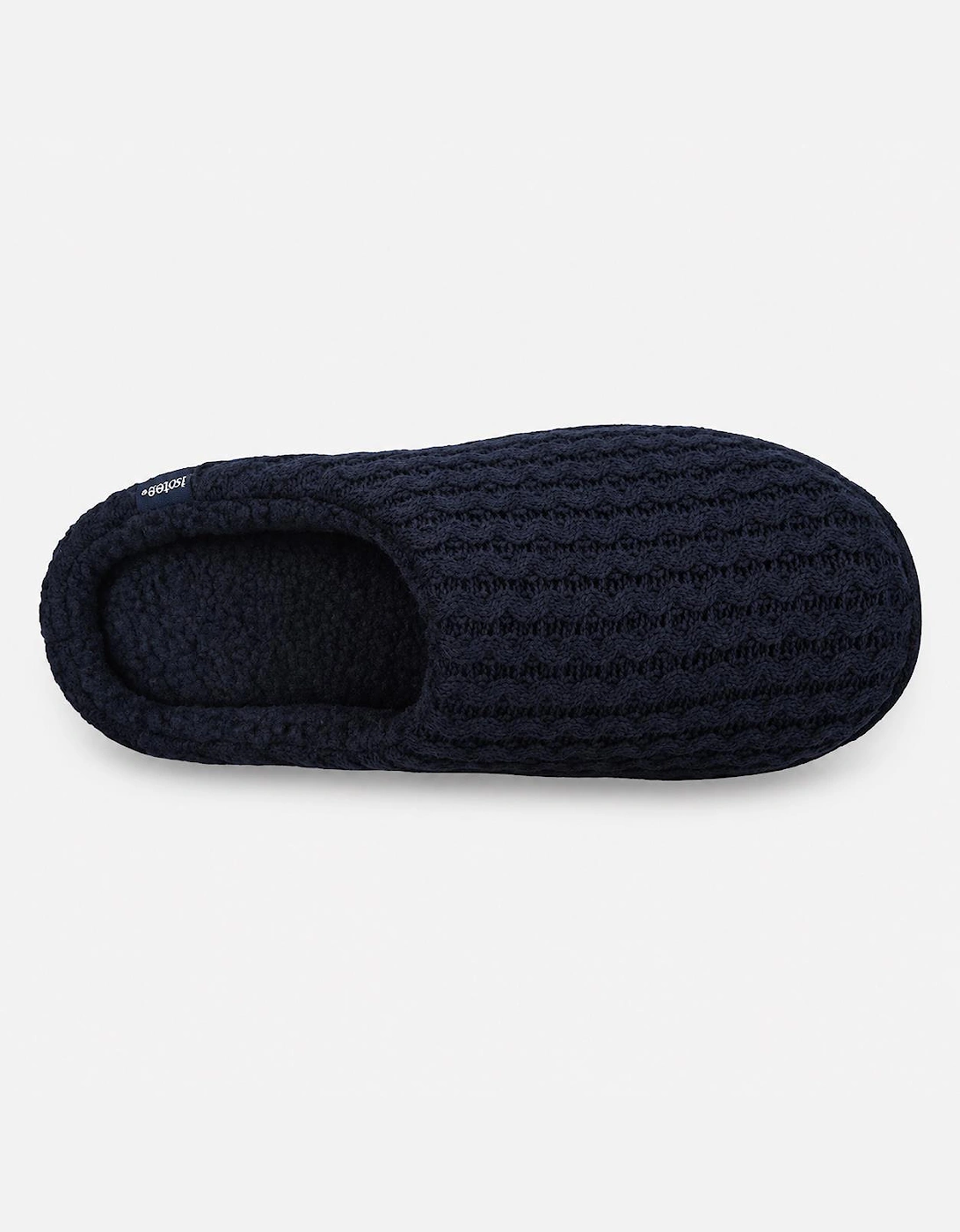 Totes Toasties KNITTED MULE SLIPPERS Mens Mules Navy