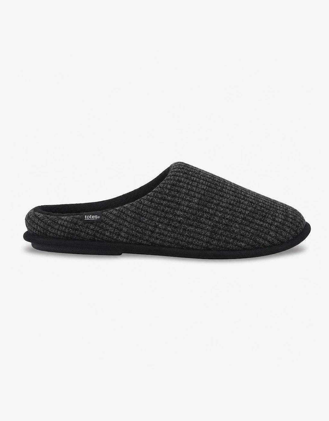 Totes Toasties CORD MULE SLIPPERS Mens Mules Grey