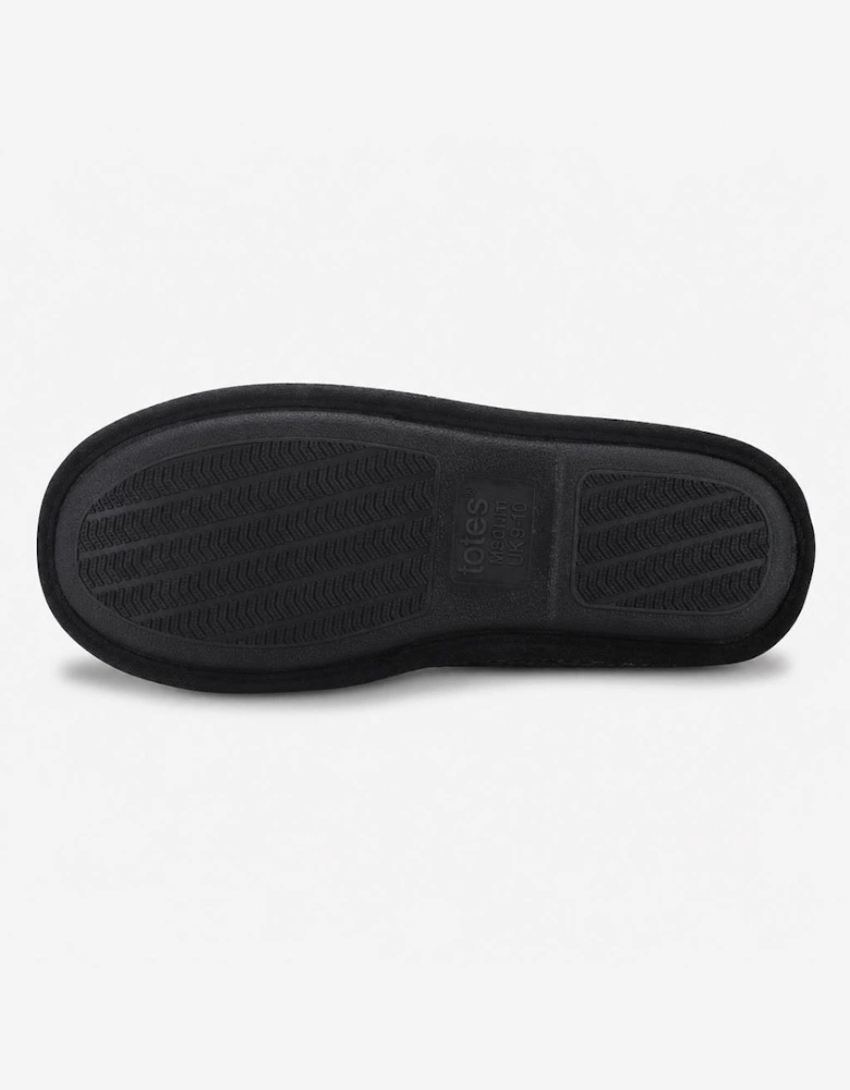 Totes Toasties CORD MULE SLIPPERS Mens Mules Grey