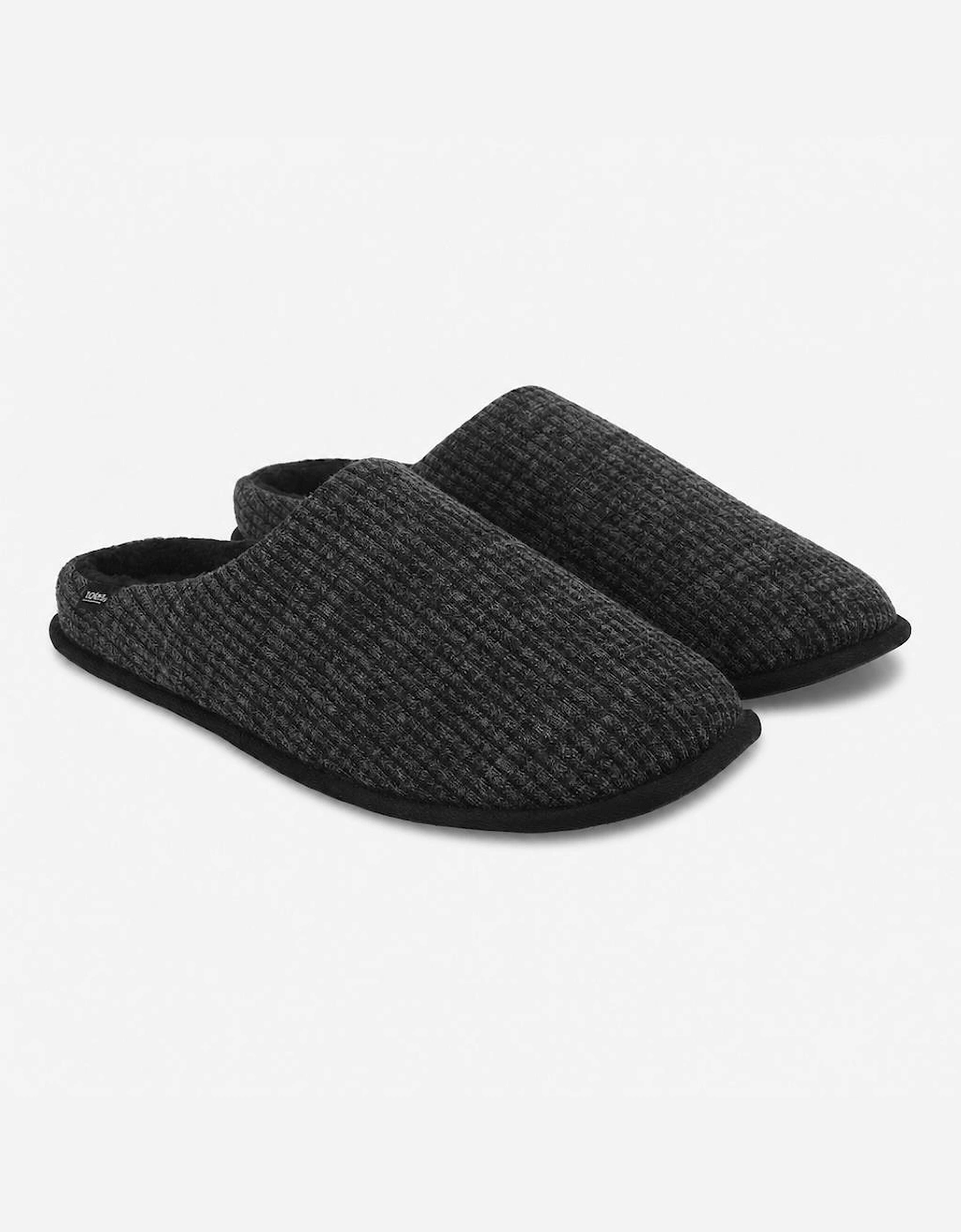 Totes Toasties CORD MULE SLIPPERS Mens Mules Grey