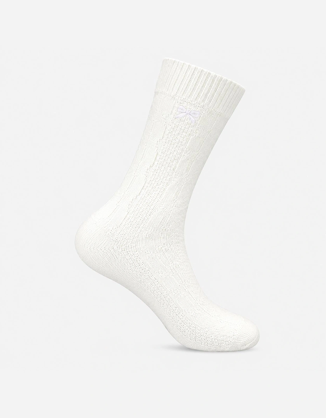 Totes Toasties SUPERSOFT ANKLE SOCKS WITH EMBROIDERY Womens Crew Socks Burgundy / Cream / Grey