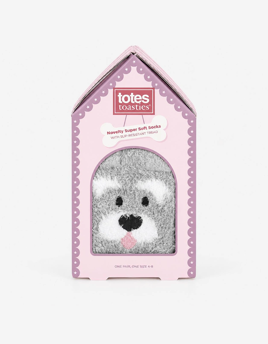 Totes Toasties NOVELTY SUPER SOFT SLIPPER SOCKS Womens Slipper Socks Dog