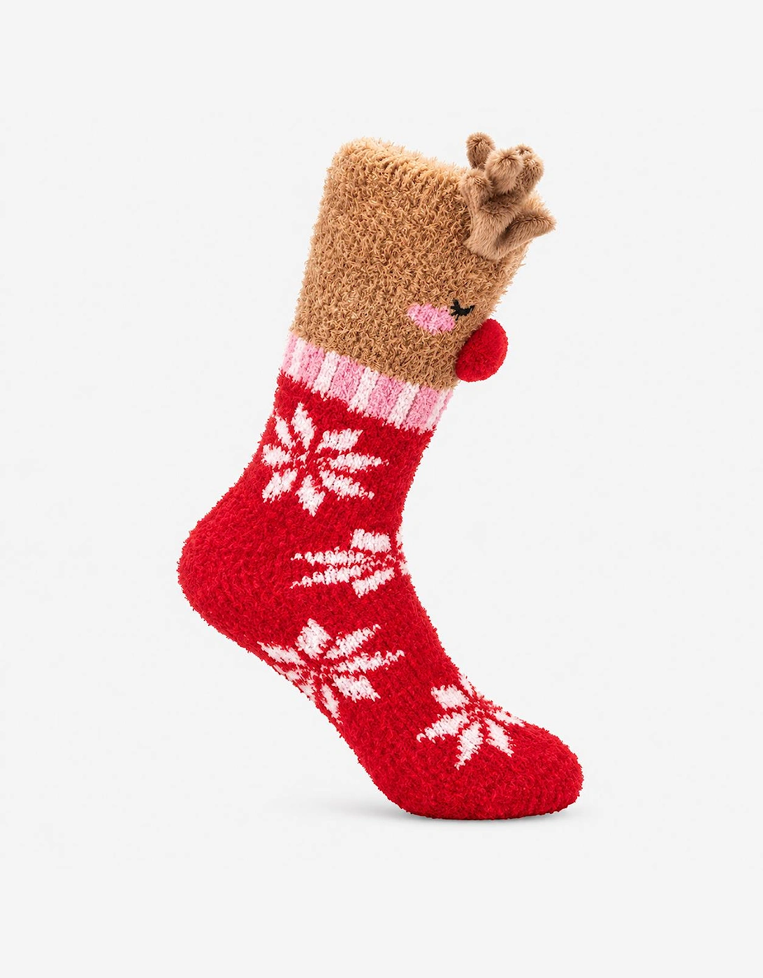 Totes Toasties NOVELTY SUPER SOFT SLIPPER SOCKS Womens Slipper Socks Reindeer