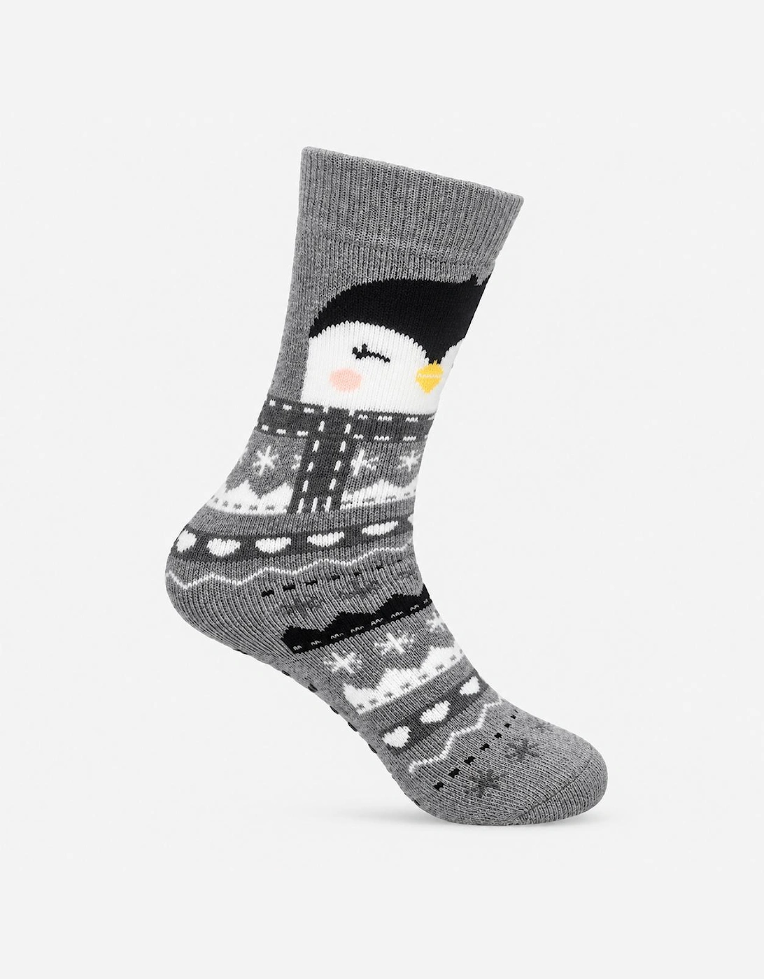 Totes Toasties ORIGINAL SLIPPER SOCKS (TWIN PACK) Womens Slipper Socks Penguin