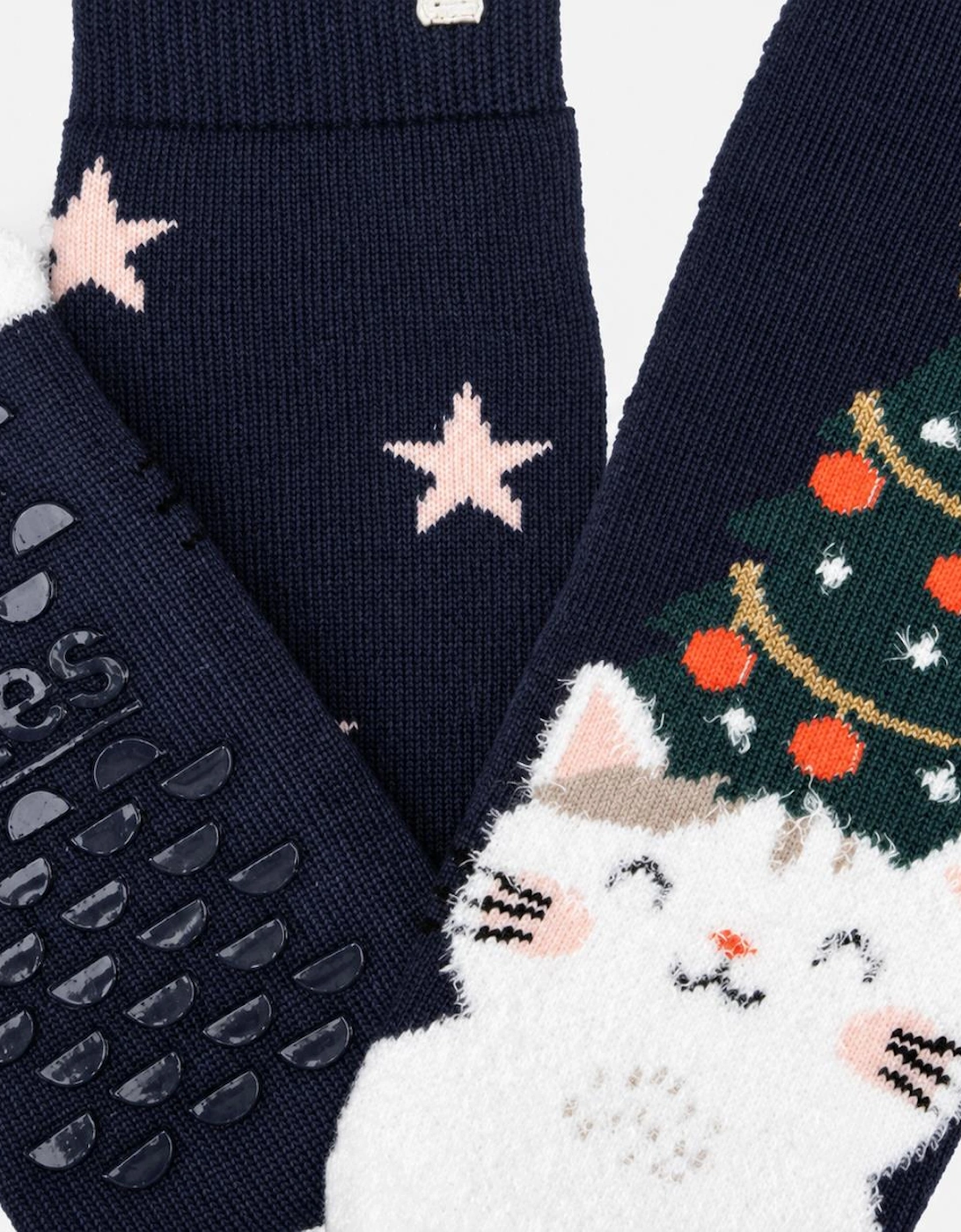 Totes Toasties SINGLE ORIGINAL SLIPPER SOCKS Womens Slipper Socks Cat