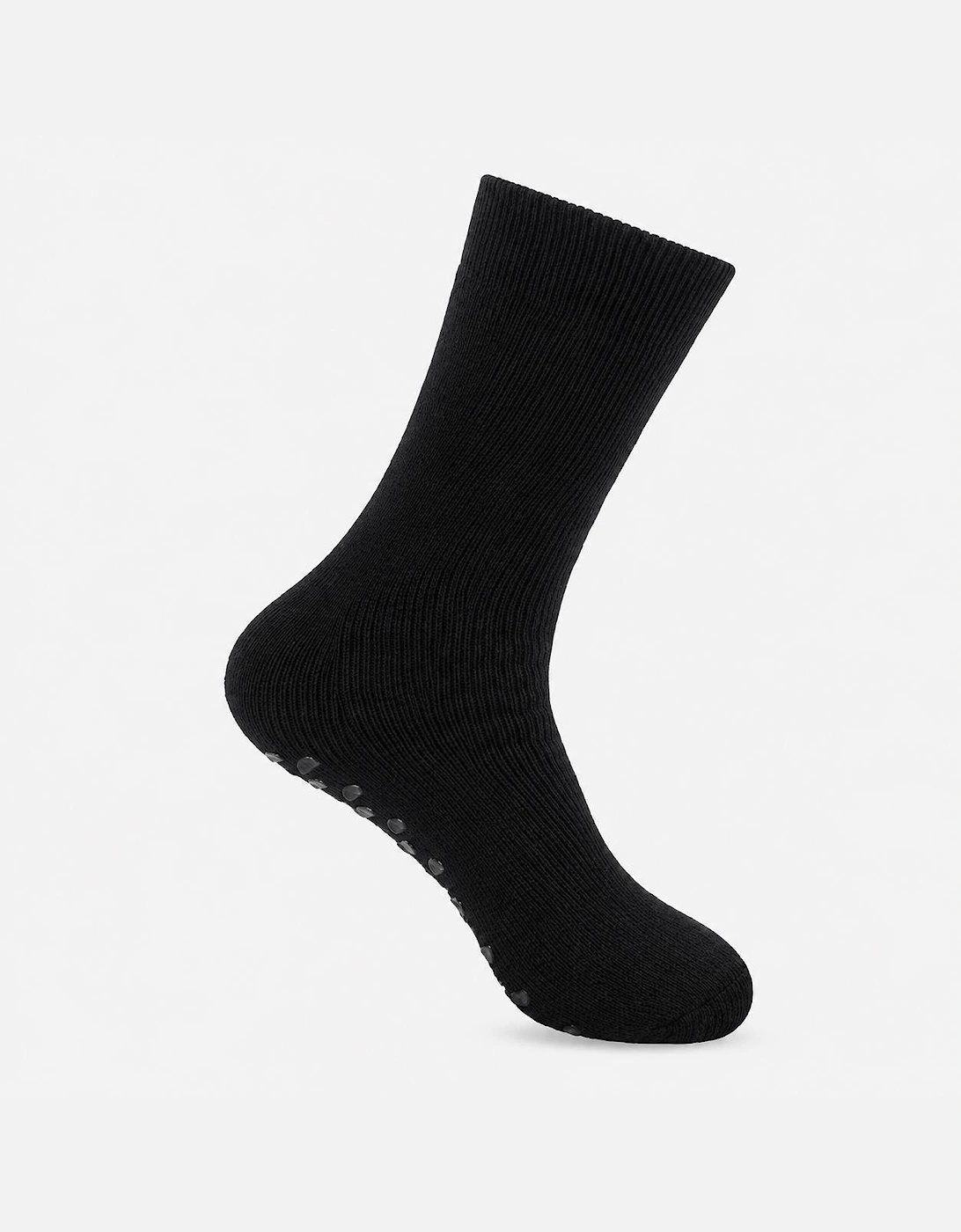 Totes Toasties THERMAL BRUSHED ORIGINAL SLIPPER SOCKS Womens Slipper Socks Black