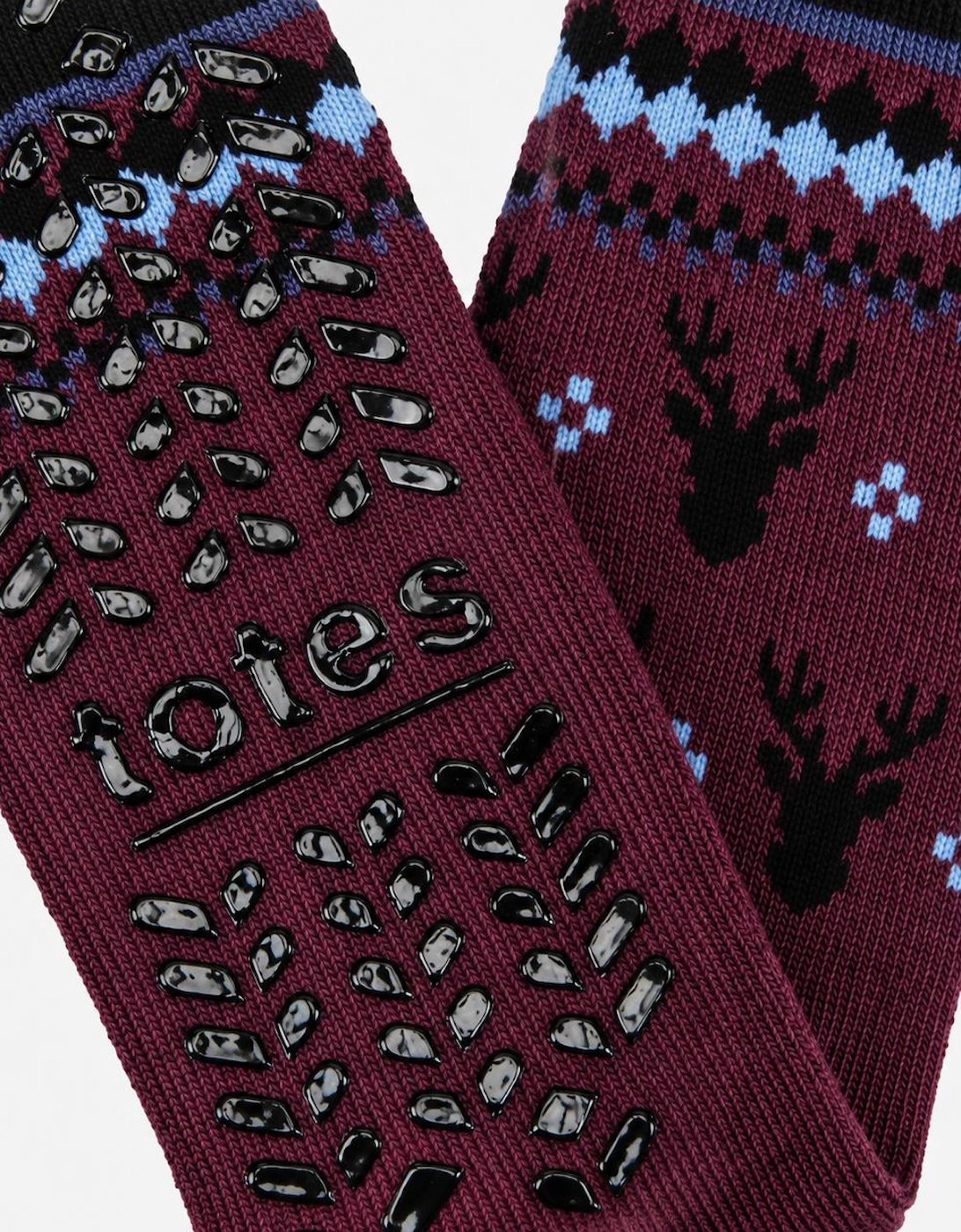 Totes Toasties ORIGINAL SLIPPER SOCKS Mens Slipper Socks Stag