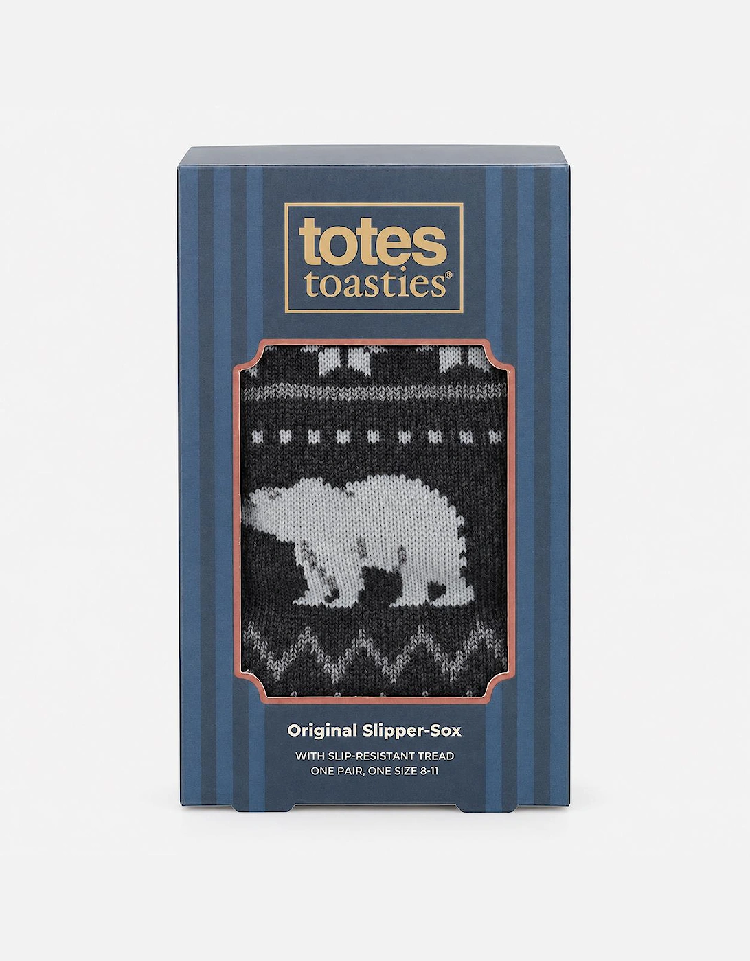 Totes Toasties ORIGINAL SLIPPER SOCKS Mens Slipper Socks Polar Bear