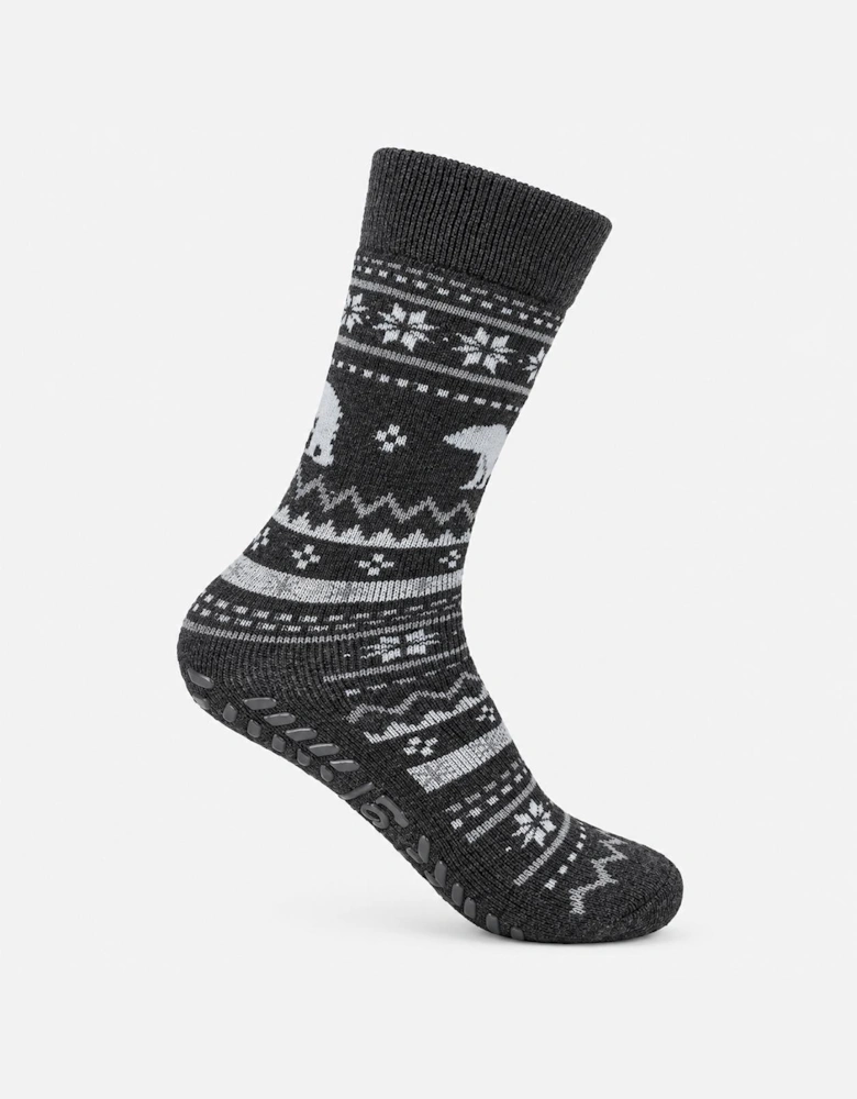 Totes Toasties ORIGINAL SLIPPER SOCKS Mens Slipper Socks Polar Bear