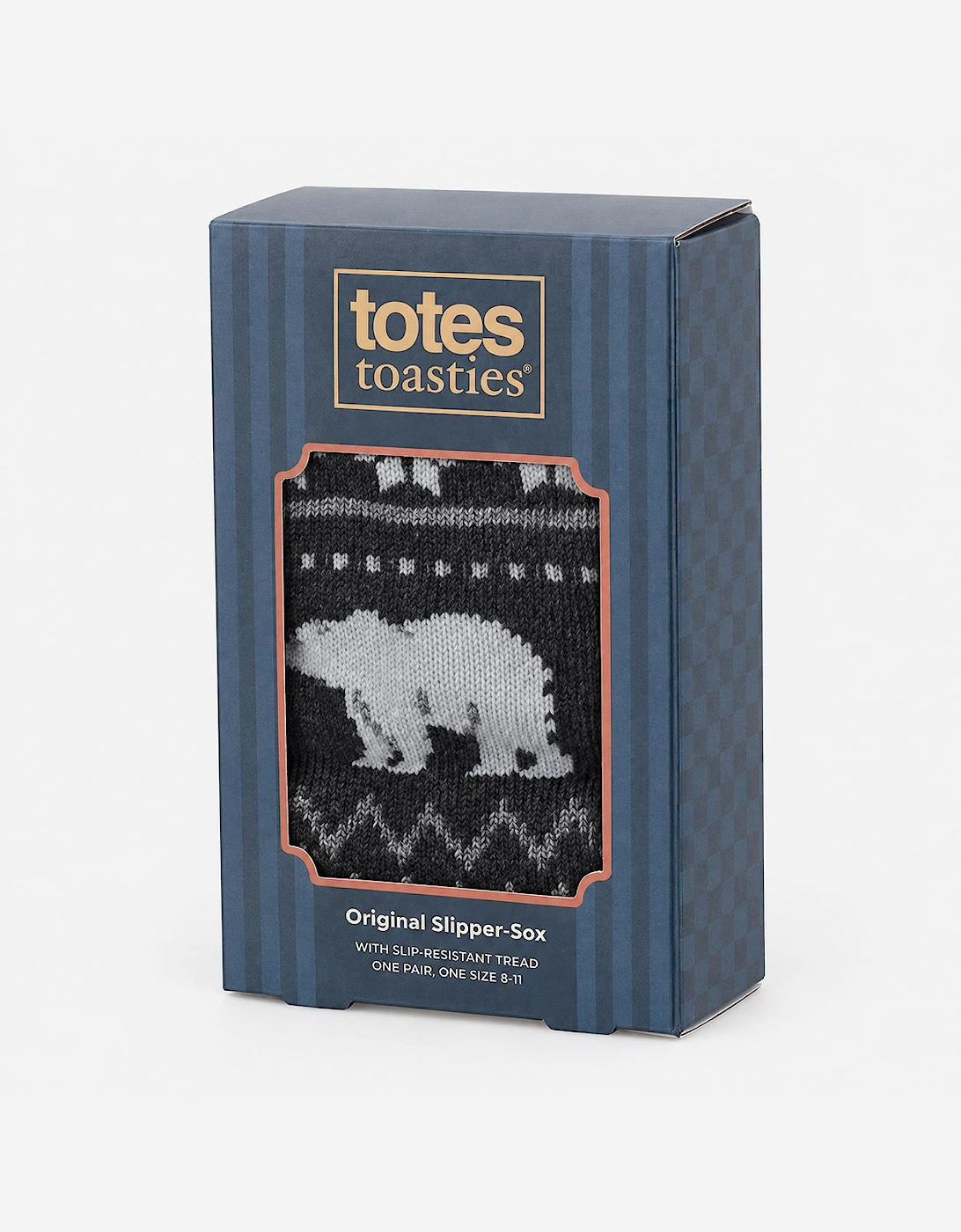 Totes Toasties ORIGINAL SLIPPER SOCKS Mens Slipper Socks Polar Bear
