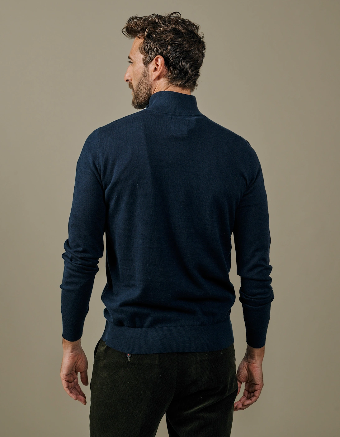 Daw Cotton Zip Neck