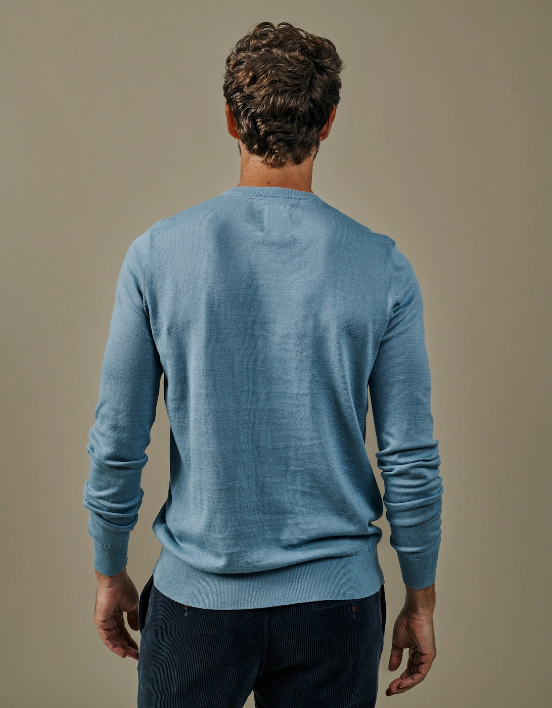 Raven Cotton Crew Neck Jumper