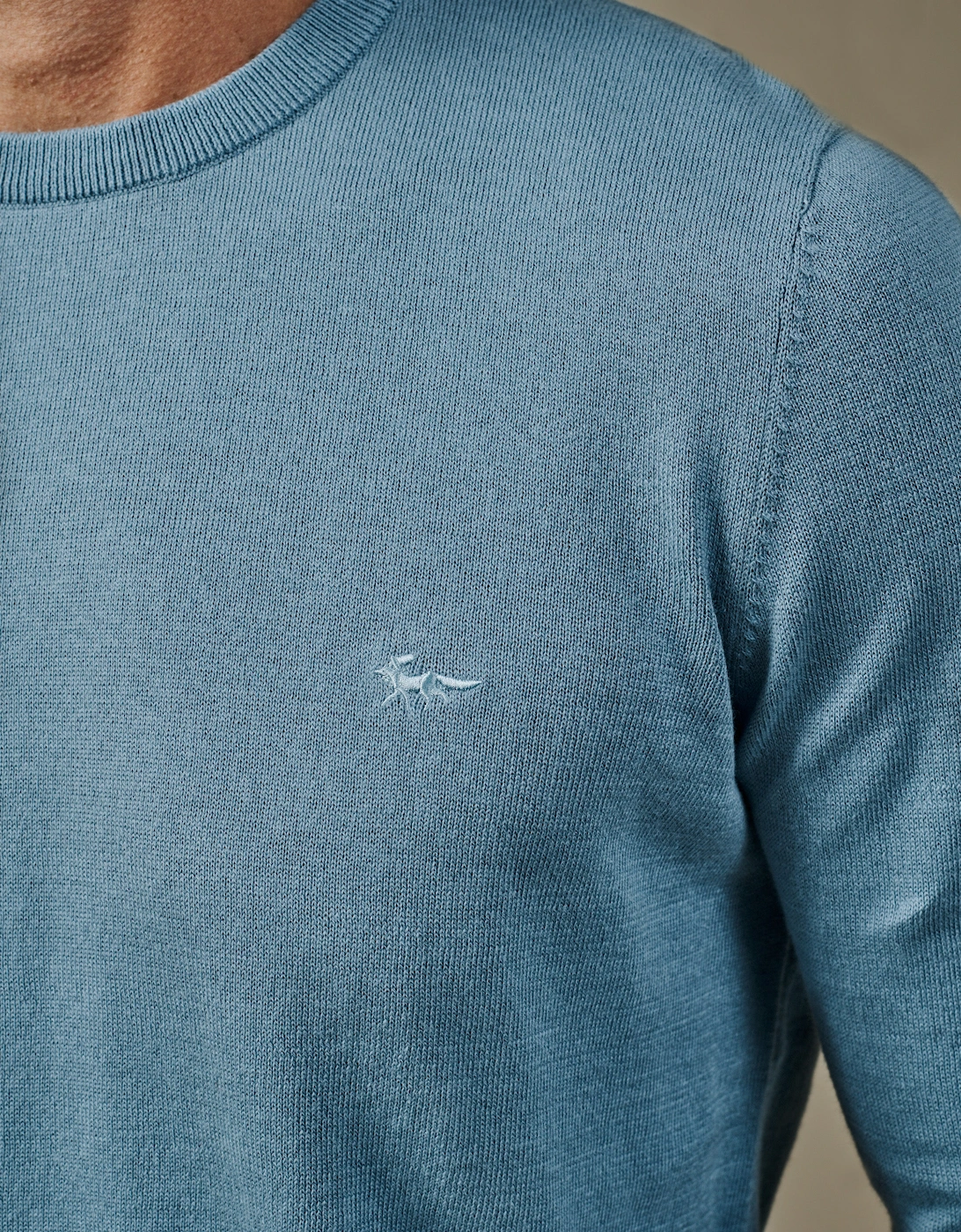 Raven Cotton Crew Neck Jumper