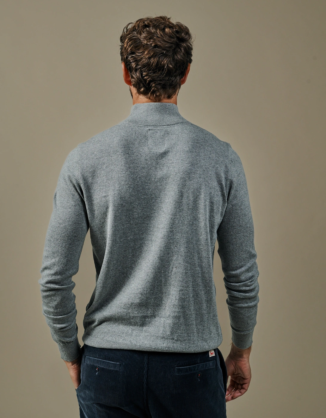 Daw Cotton Zip Neck