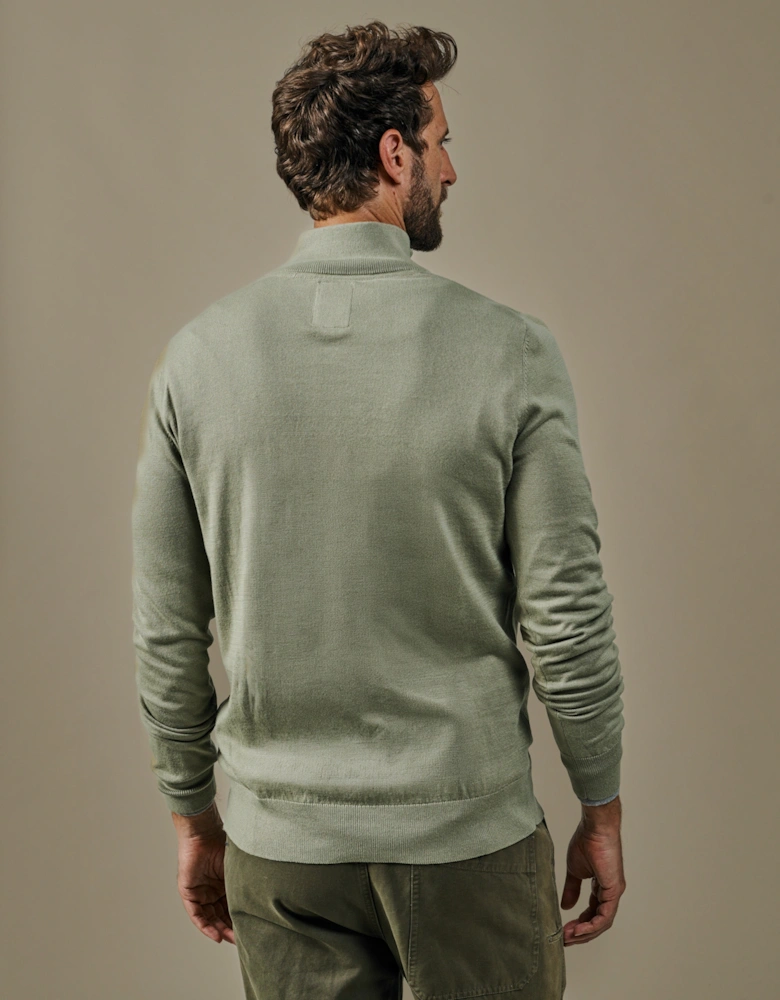 Daw Cotton Zip Neck
