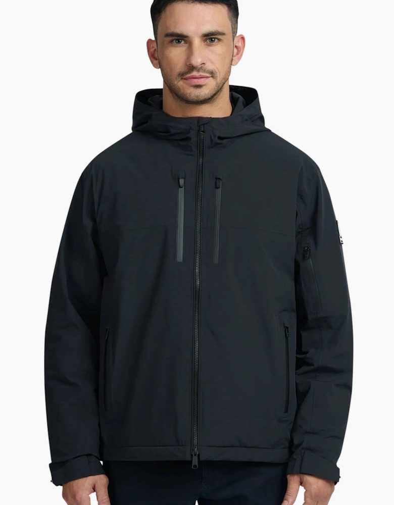 SANDBANKS STORM SHELL WATERPROOF JACKET BLACK