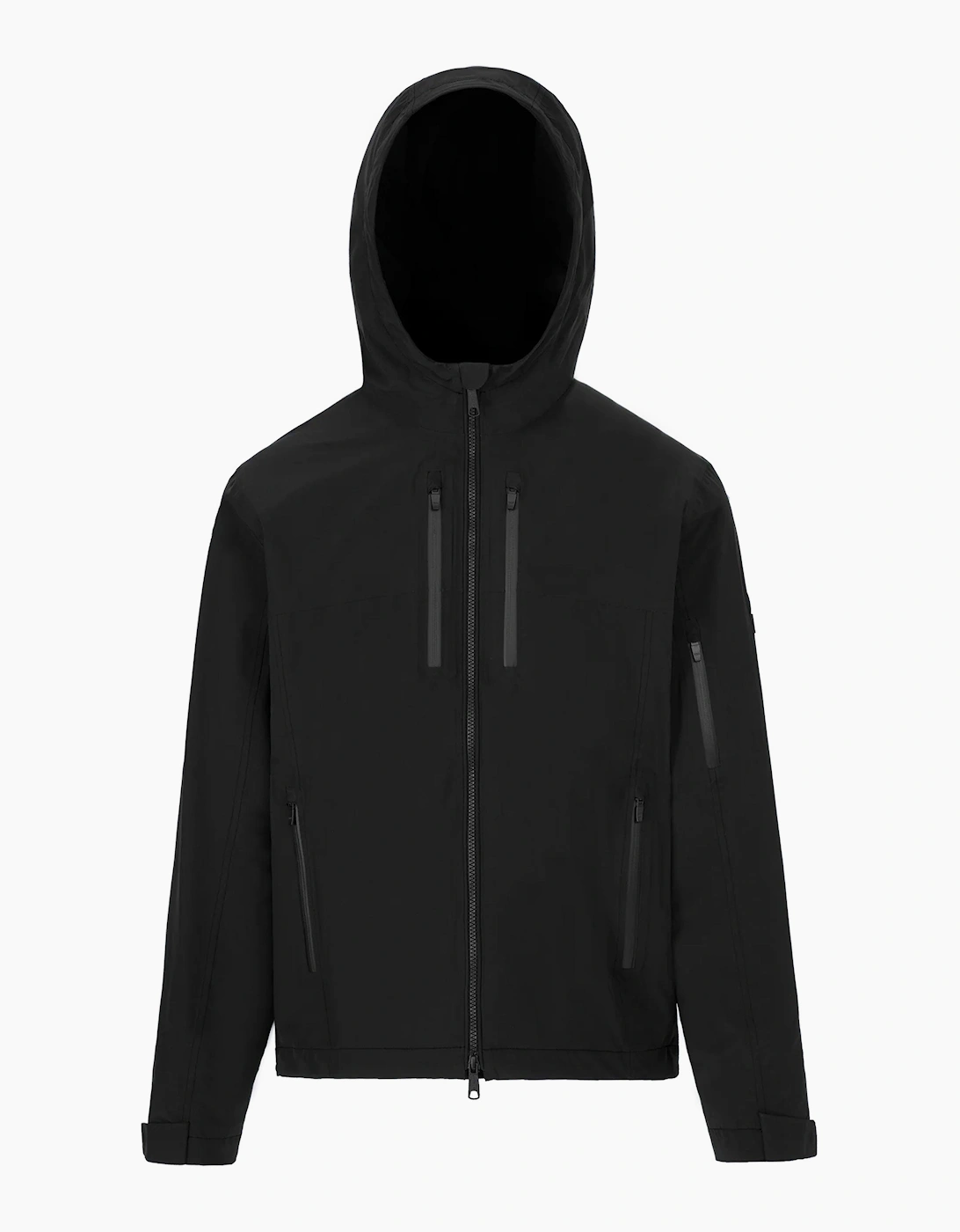 SANDBANKS STORM SHELL WATERPROOF JACKET BLACK
