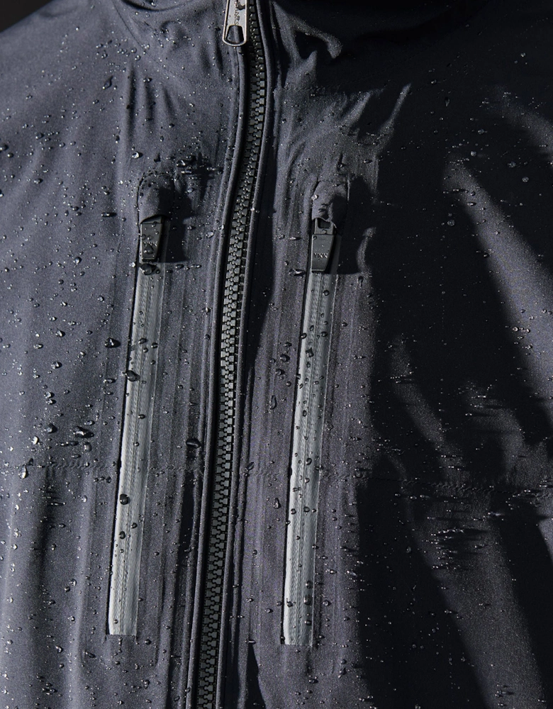 SANDBANKS STORM SHELL WATERPROOF JACKET BLACK