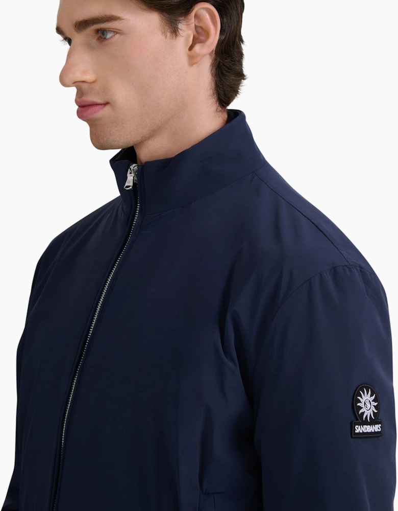 SANDBANKS REVERSIBLE ZIP-THROUGH JACKET NAVY