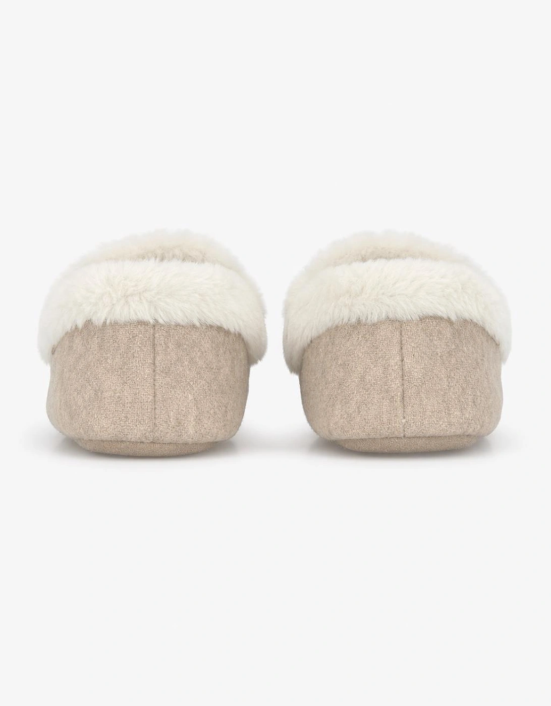Totes Toasties VELOUR MOCCASIN SLIPPERS Womens Moccasins Taupe