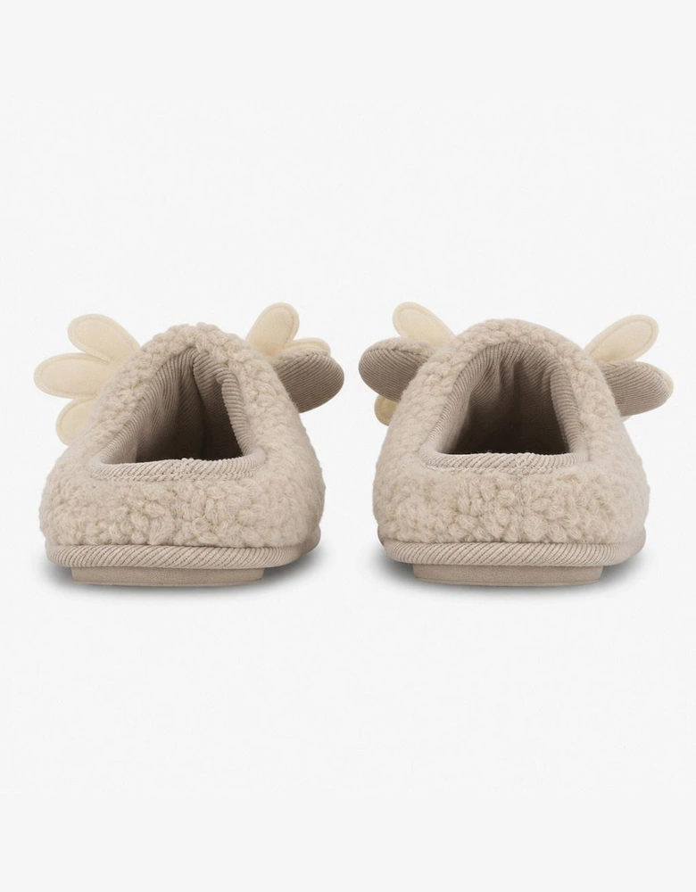 Totes Toasties NOVELTY REINDEER SLIPPERS Womens Mules Reindeer