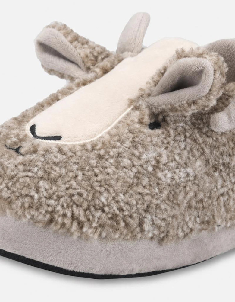 Totes Toasties GOAT NOVELTY MULE SLIPPER Mens Mules Grey