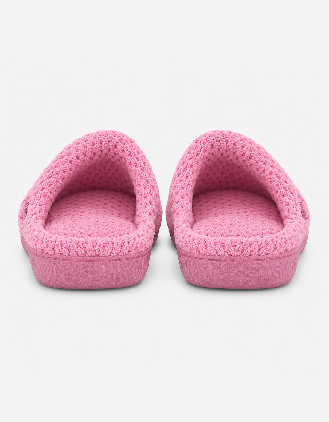 Totes Isotoner POPCORN TERRY MULE SLIPPERS Womens Mules Pink