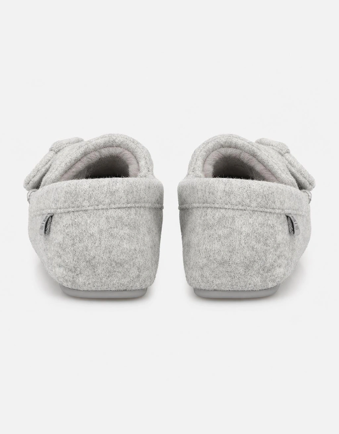 Totes Isotoner BRUSHED MARL MOCCASIN SLIPPERS Womens Moccasins Grey