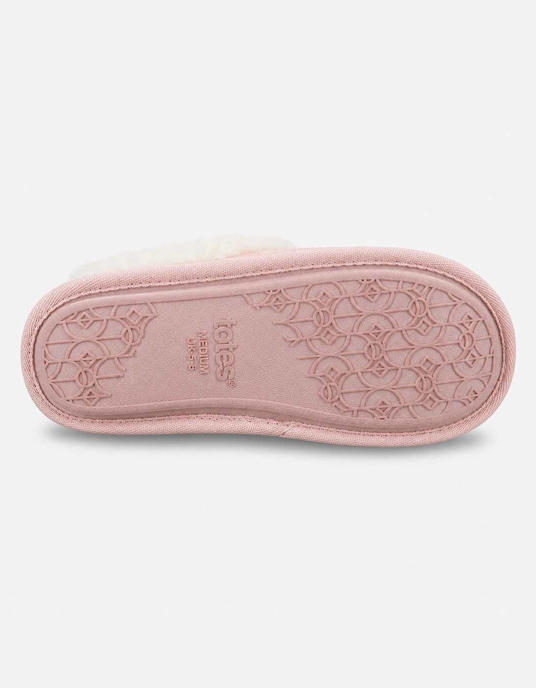 Totes Toasties BORG MULE SLIPPERS Womens Mules Pink