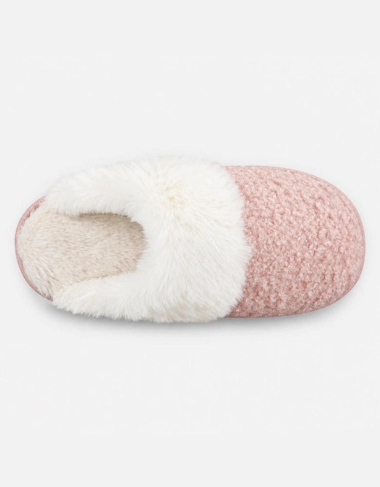 Totes Toasties BORG MULE SLIPPERS Womens Mules Pink