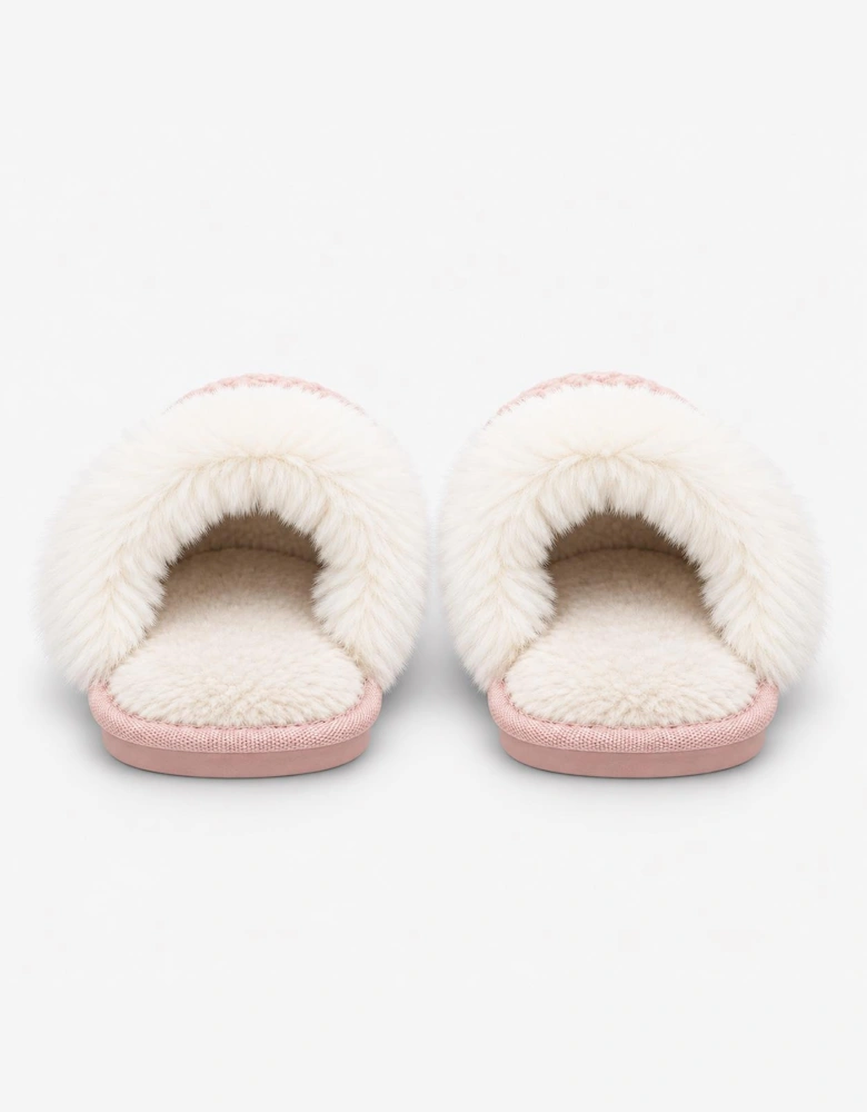 Totes Toasties BORG MULE SLIPPERS Womens Mules Pink