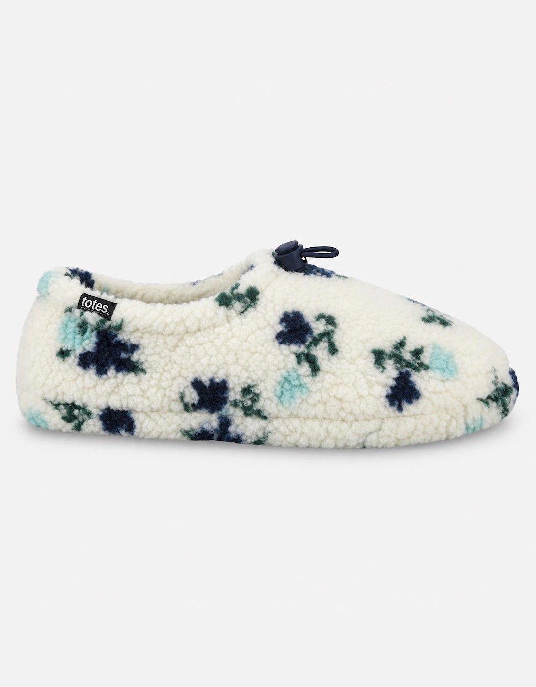 Totes Toasties FULL BACK SLIPPER WITH TOGGLE Womens Full Slippers Floral