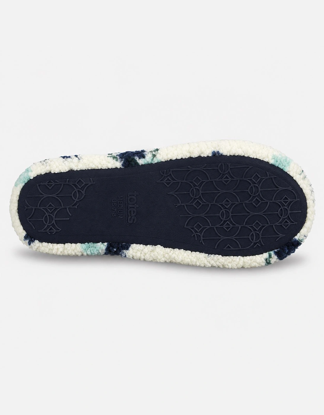 Totes Toasties FULL BACK SLIPPER WITH TOGGLE Womens Full Slippers Floral