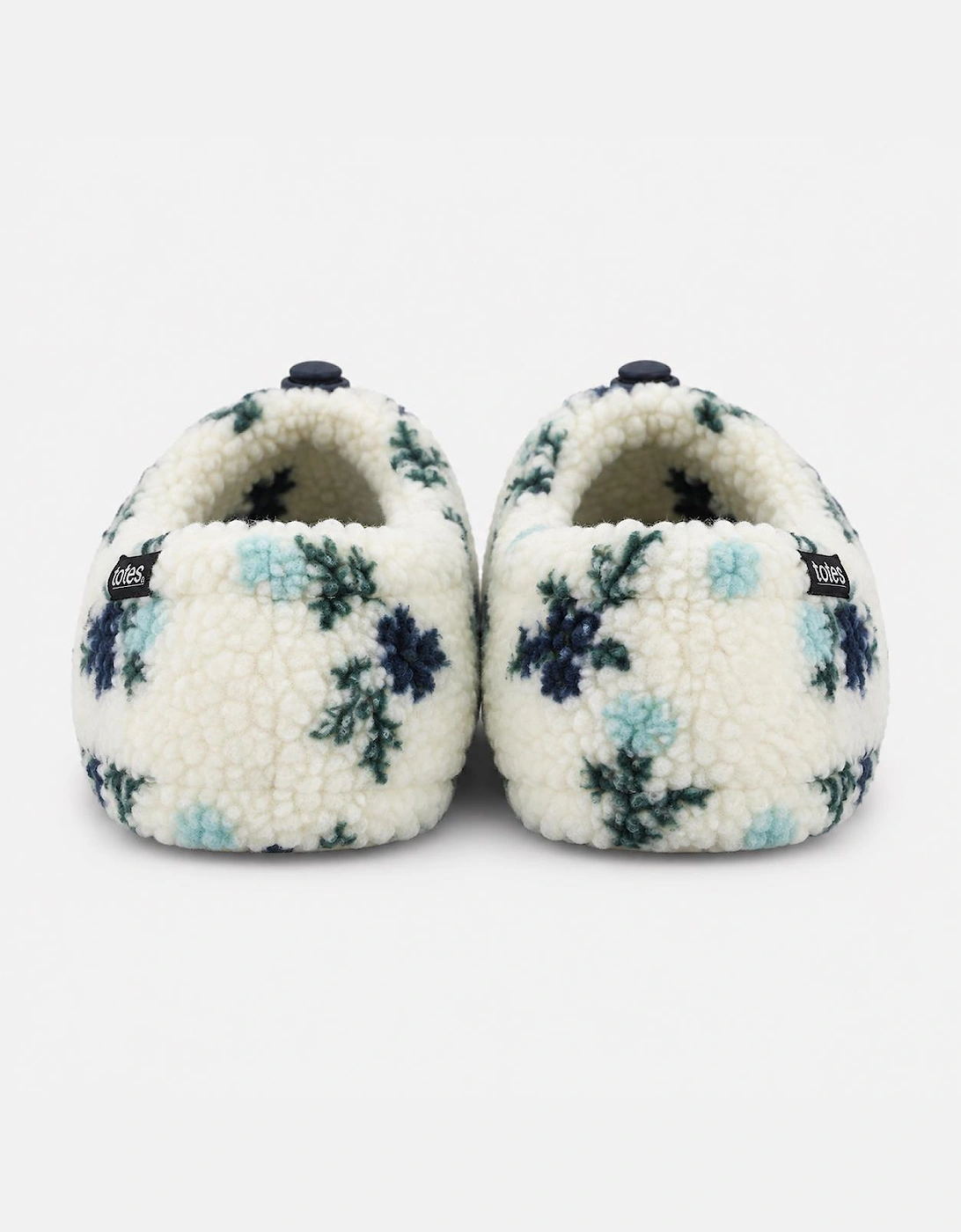 Totes Toasties FULL BACK SLIPPER WITH TOGGLE Womens Full Slippers Floral