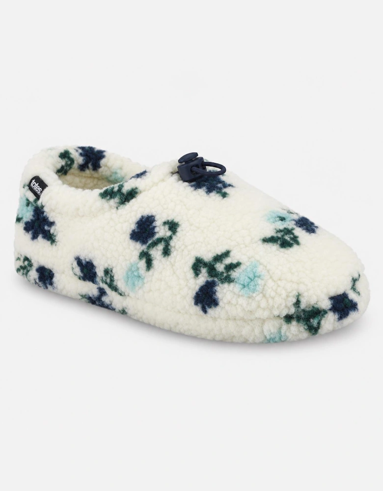 Totes Toasties FULL BACK SLIPPER WITH TOGGLE Womens Full Slippers Floral