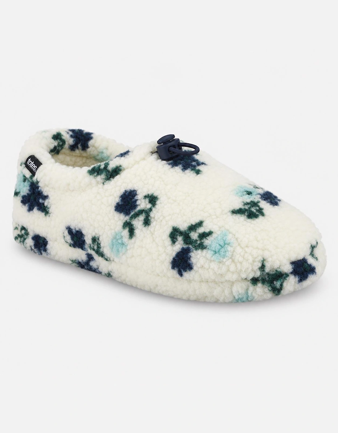 Totes Toasties FULL BACK SLIPPER WITH TOGGLE Womens Full Slippers Floral
