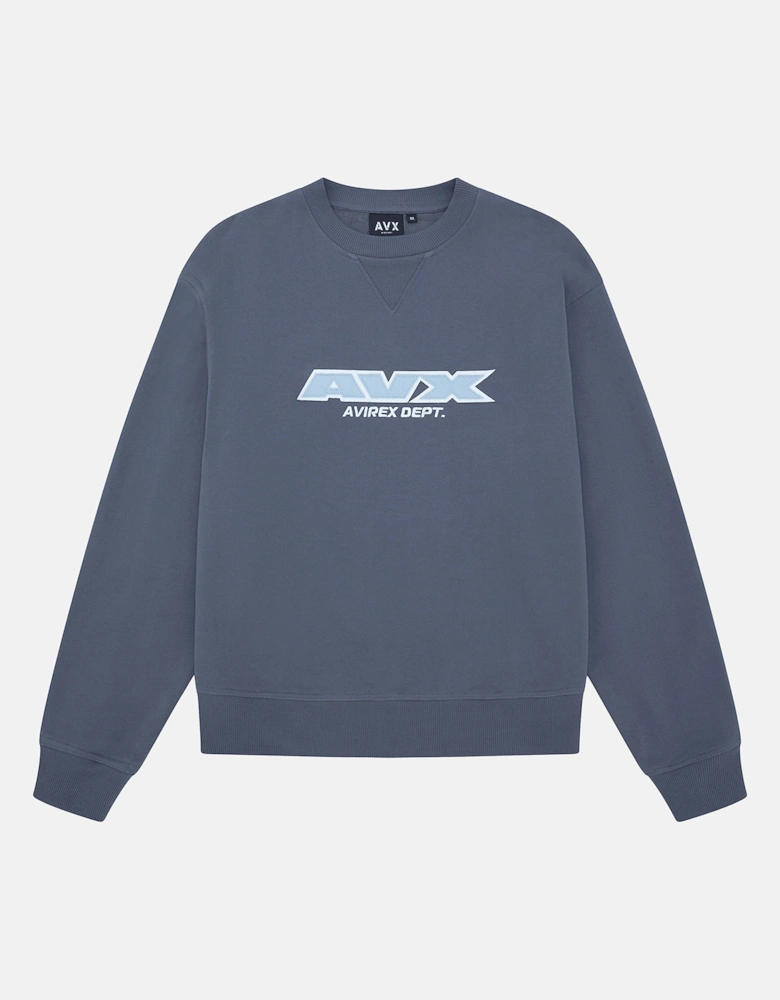 SQUADIE SWEATSHIRT - Slate Blue