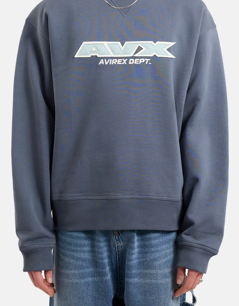 SQUADIE SWEATSHIRT - Slate Blue