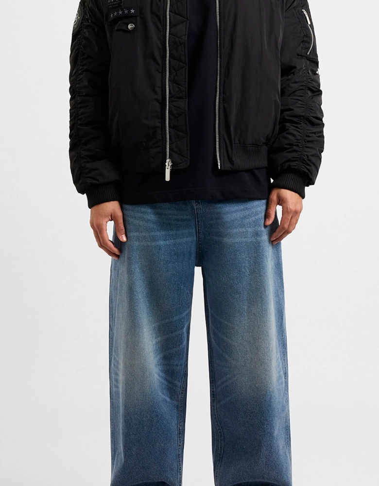 Apex MA1 Bomber Jacket - Black