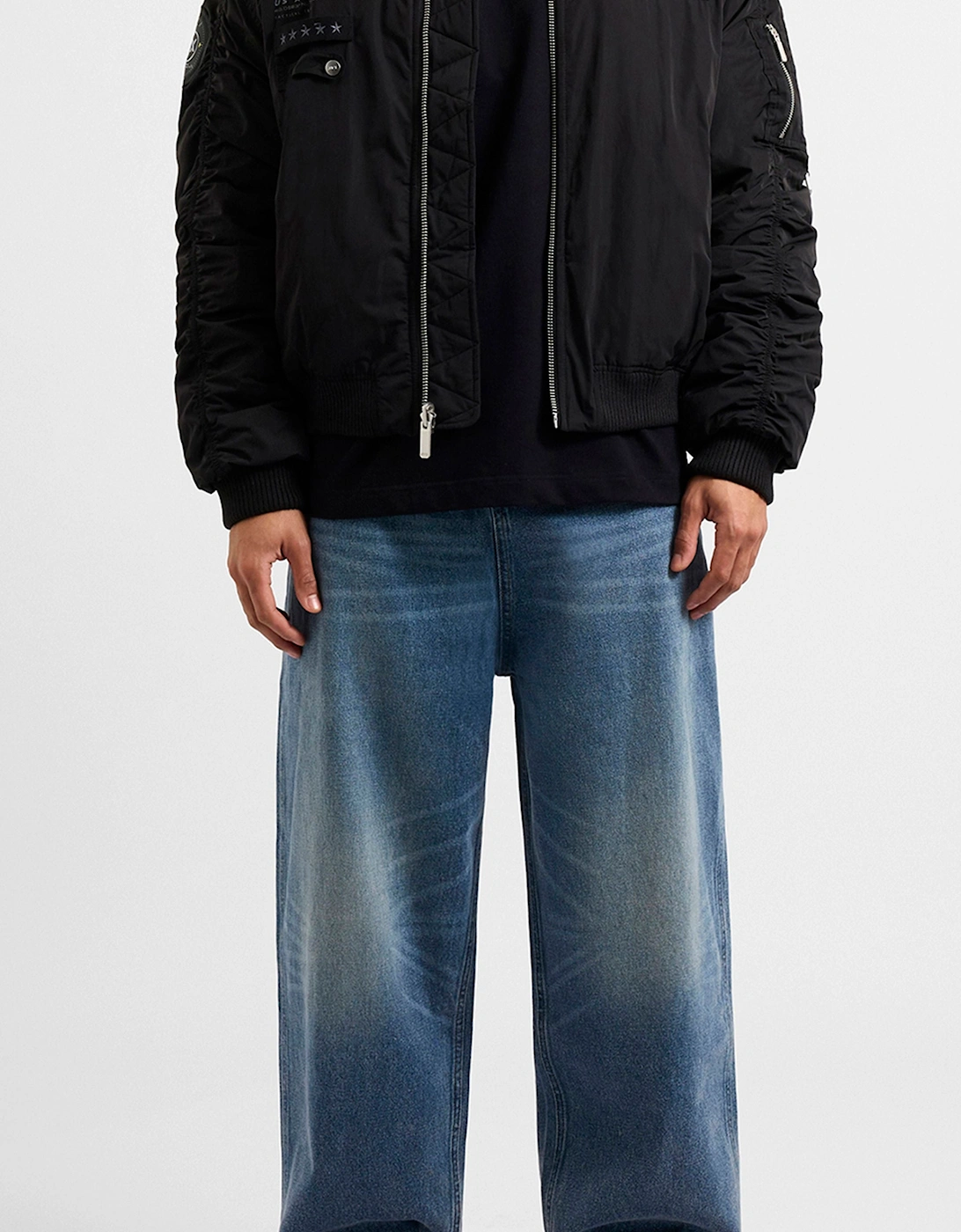 Apex MA1 Bomber Jacket - Black